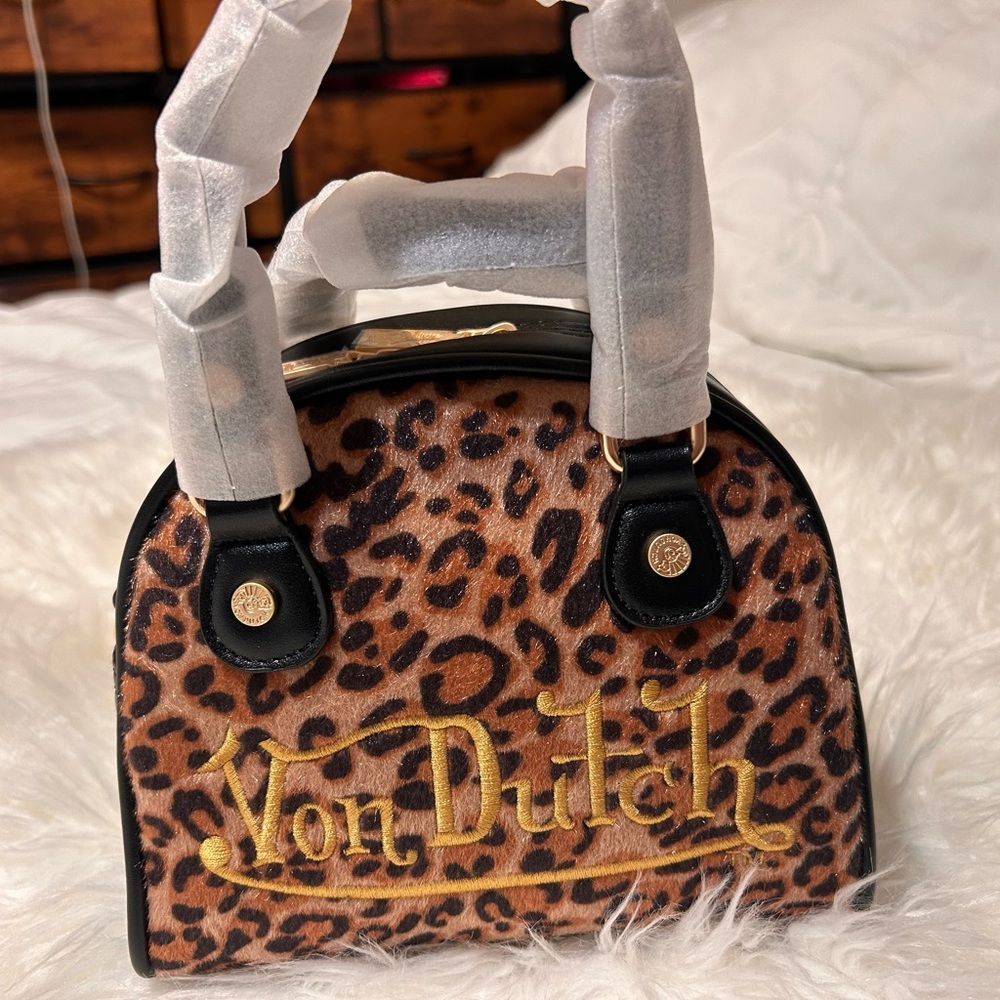 Von Dutch Leopard Mini Bag